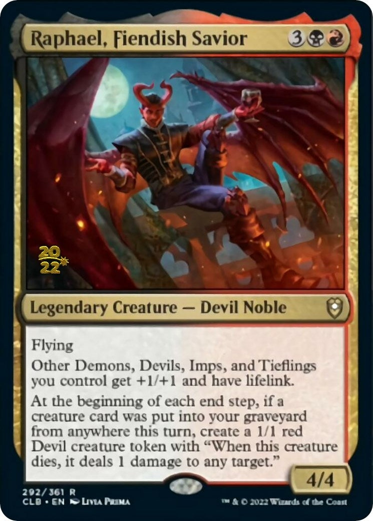 Raphael, Fiendish Savior (292) (PRE)