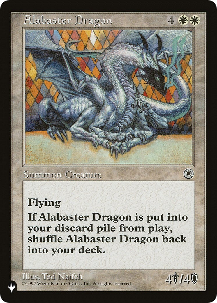 Image for Alabaster Dragon (LIST) - Magic: The Gathering