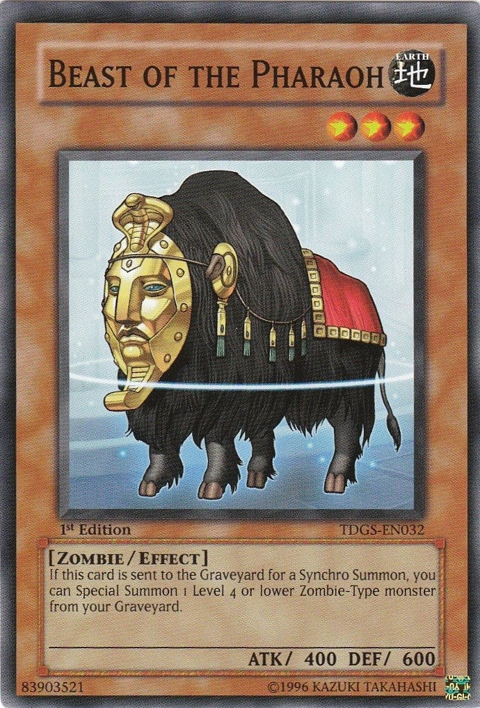 Beast of the Pharaoh (TDGS-EN032) (TDGS)