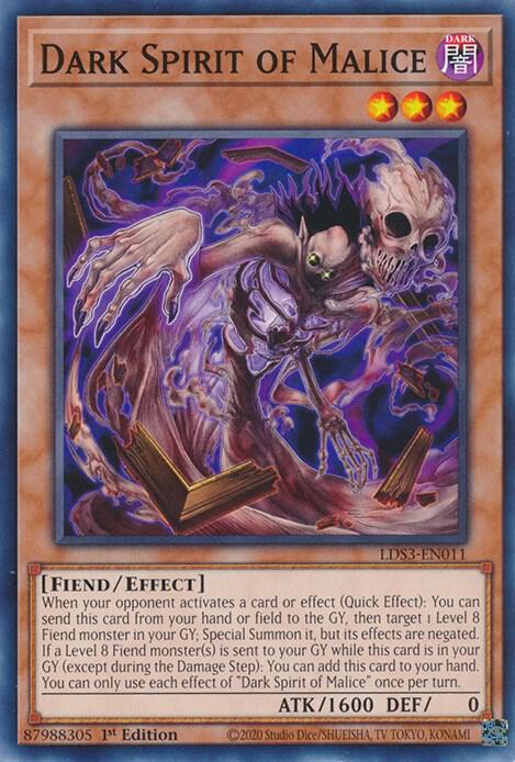 Dark Spirit of Malice (LDS3-EN011) (LDS3)