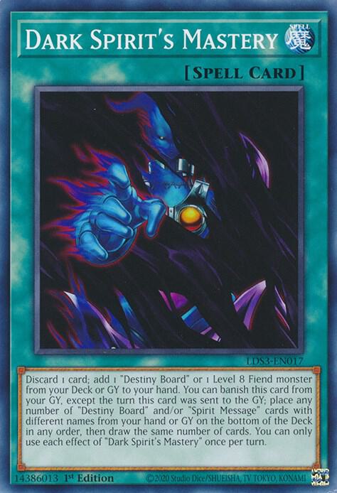 Dark Spirit's Mastery (LDS3-EN017) (LDS3)
