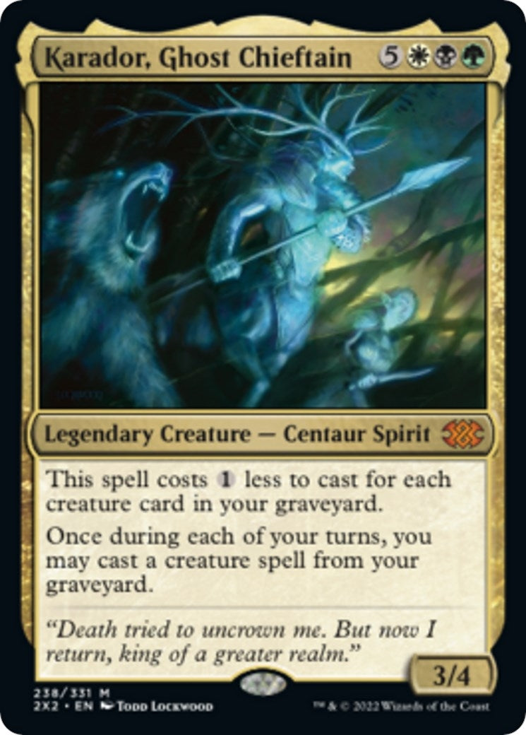 Karador, Ghost Chieftain (238) (2X2)