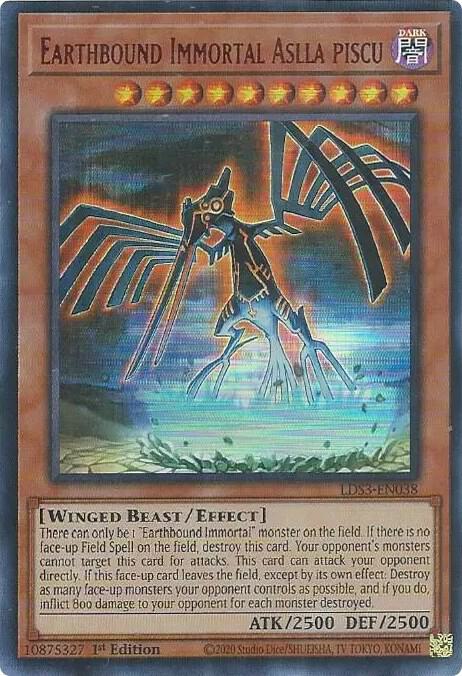 Earthbound Immortal Aslla Piscu (Red) (LDS3-EN038) (LDS3)