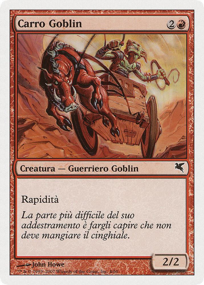 Goblin Chariot (Italian) - "Carro Goblin" (I4) (PSAL)