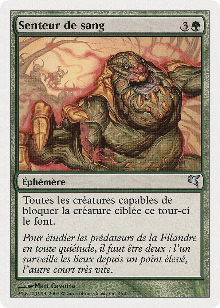 Bloodscent (French) - "Senteur de sang" (D4) (PSAL)
