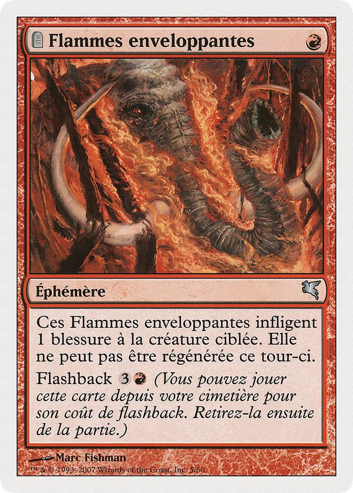 Engulfing Flames (French) - "Flammes enveloppantes" (D5) (PSAL)