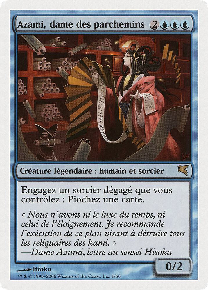Azami, Lady of Scrolls (French) - "Azami, dame des parchemins" (H1) (PSAL)