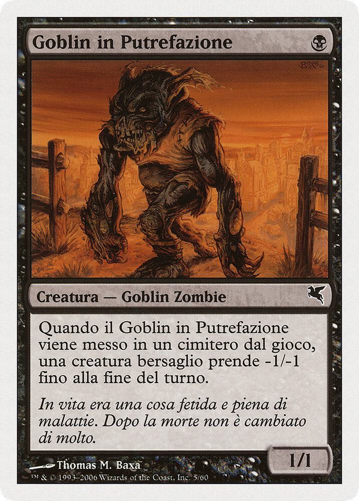 Festering Goblin (Italian) - "Goblin in Putrefazione" (F5) (PSAL)