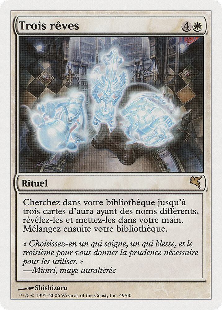 Three Dreams (French) - "Trois rêves" (G49) (PSAL)