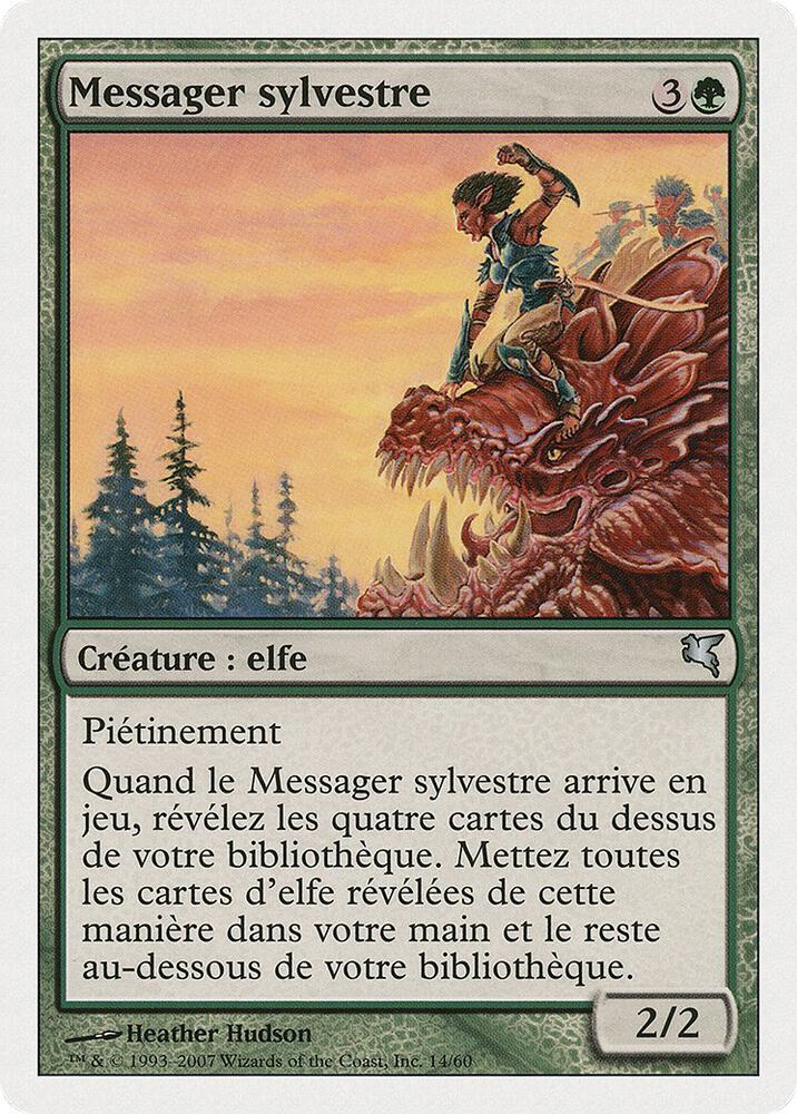 Sylvan Messenger (French) - "Messager sylvestre" (B14) (PSAL)