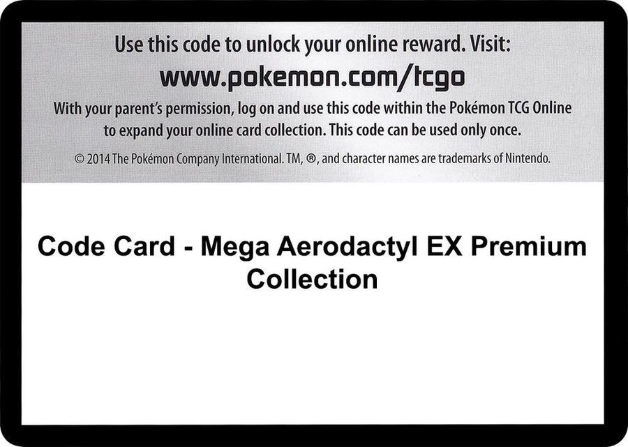 Code Card - Mega Aerodactyl EX Premium Collection (BKT)