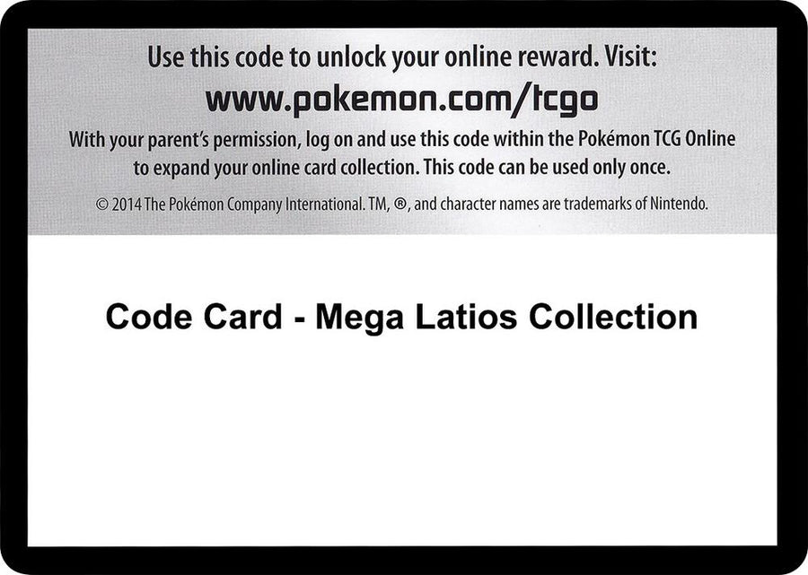 Code Card - Mega Latios Collection (ROS)