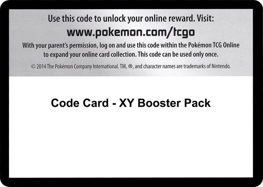 Code Card - XY Booster Pack (XY)