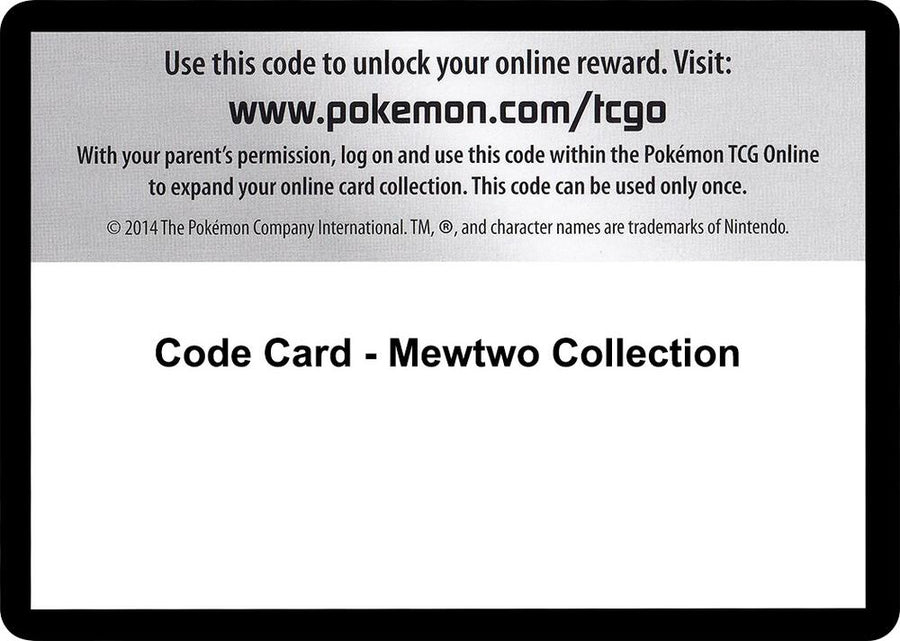 Code Card - Mewtwo Collection (NXD)