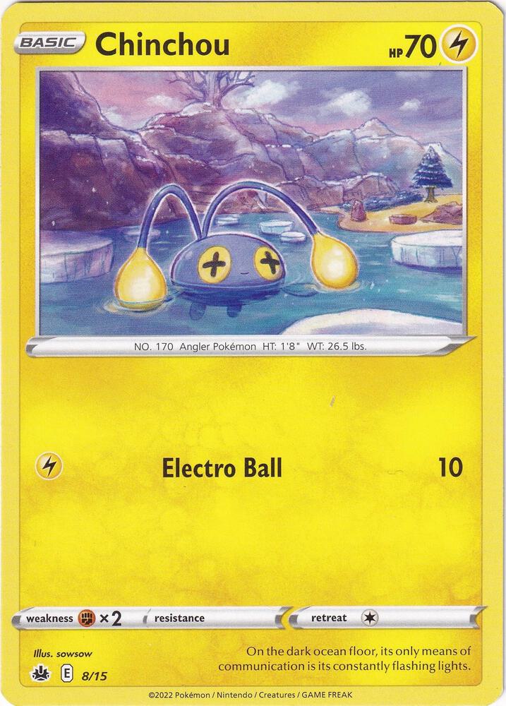 Chinchou - 8/15 (008/015) (M22)