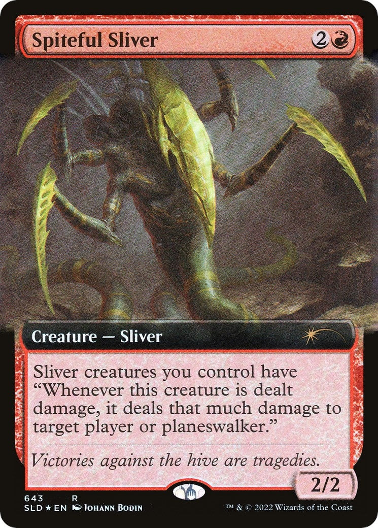 Spiteful Sliver (Extended Art) (643) (SLD)