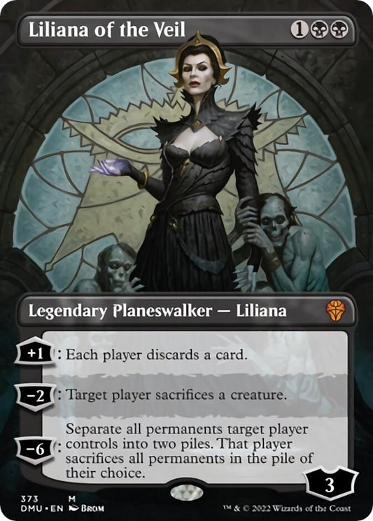 Image for Liliana of the Veil (Borderless) (373) (DMU) - Magic: The Gathering