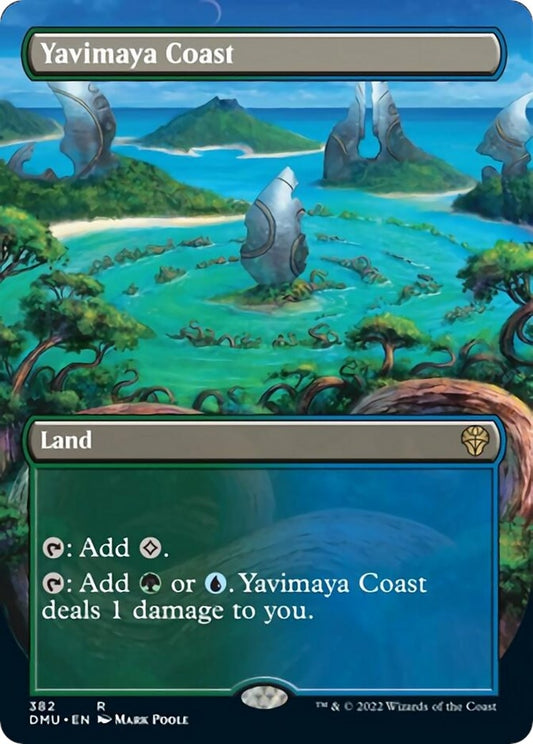 Image for Yavimaya Coast (Borderless) (382) (DMU) - Magic: The Gathering