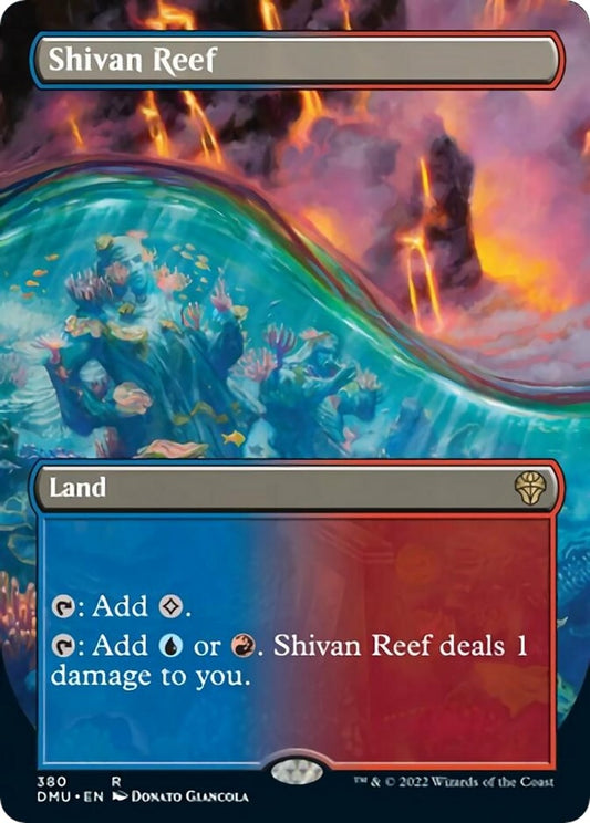 Image for Shivan Reef (Borderless) (380) (DMU) - Magic: The Gathering