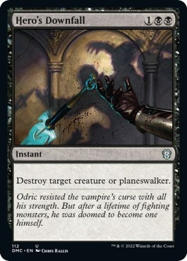 Image for Hero's Downfall (112) (DMC) - Magic: The Gathering