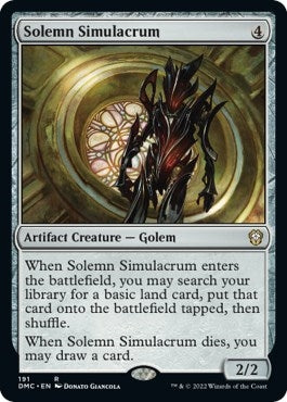 Image for Solemn Simulacrum (191) (DMC) - Magic: The Gathering