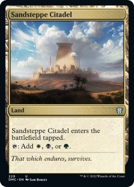 Image for Sandsteppe Citadel (229) (DMC) - Magic: The Gathering