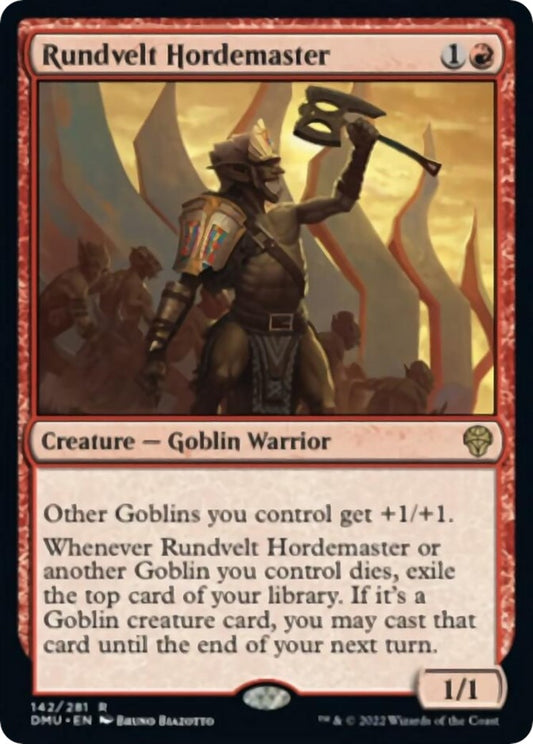 Image for Rundvelt Hordemaster (142) (DMU) - Magic: The Gathering