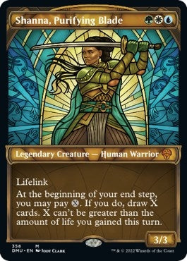 Image for Shanna, Purifying Blade (Textured Foil) (358) (DMU) - Magic: The Gathering