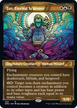 Zur, Eternal Schemer (Textured Foil) (368) (DMU)