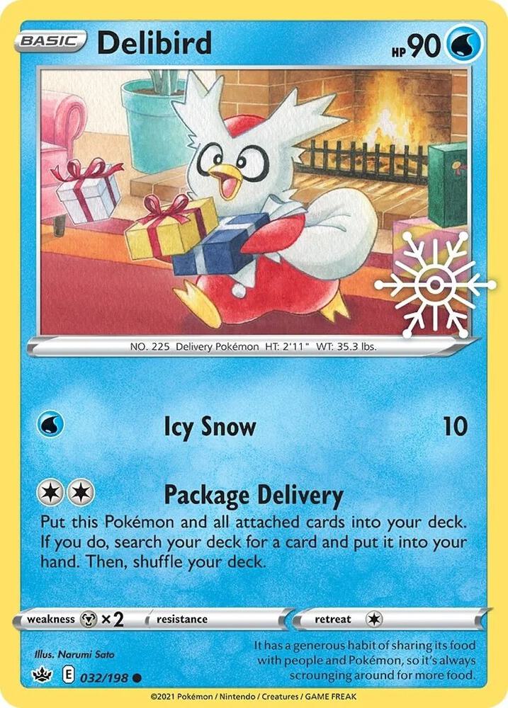Delibird - 032/198 (Holiday Calendar) (032/198) (MCAP)