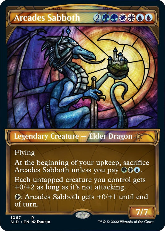 Image for Arcades Sabboth (Stained Glass) (Textured Foil) (1067) (SLD) - Magic: The Gathering