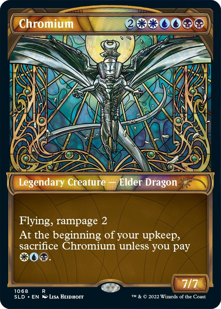 Chromium (Stained Glass) (Textured Foil) (1068) (SLD)