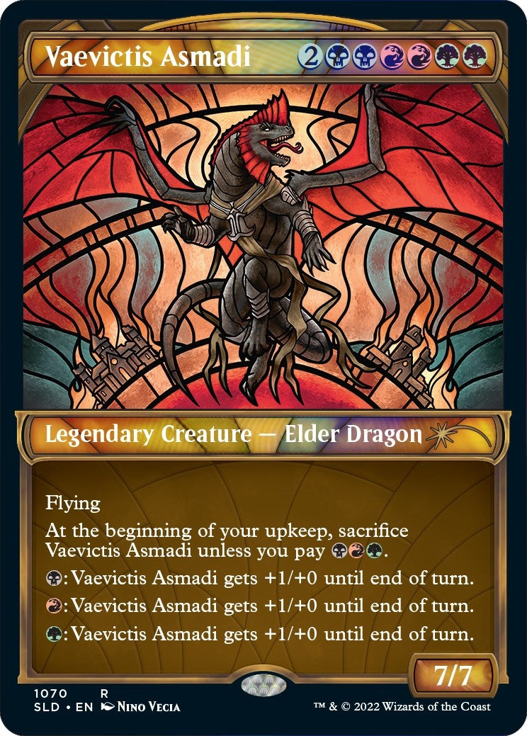 Vaevictis Asmadi (Stained Glass) (Textured Foil) (1070) (SLD)
