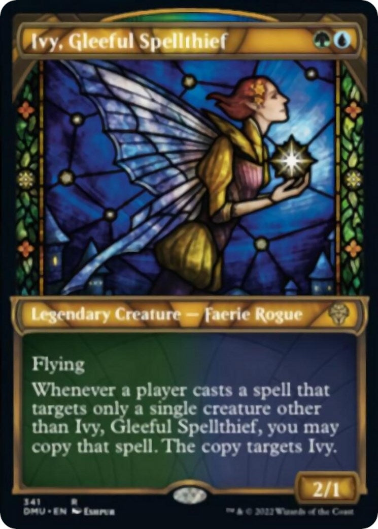 Ivy, Gleeful Spellthief (Textured Foil) (341) (DMU)