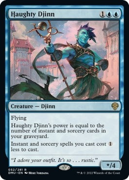 Image for Haughty Djinn (52) (DMU) - Magic: The Gathering