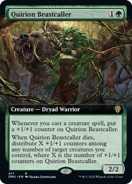 Quirion Beastcaller (Extended Art) (417) (DMU)