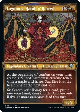 Image for Lagomos, Hand of Hatred (Textured Foil) (345) (DMU) - Magic: The Gathering
