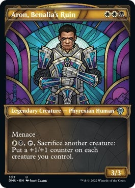 Aron, Benalia's Ruin (Textured Foil) (333) (DMU)