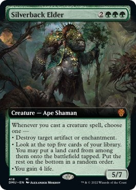 Image for Silverback Elder (Extended Art) (418) (DMU) - Magic: The Gathering