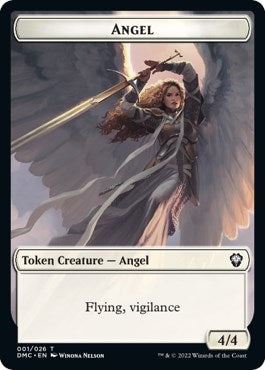 Image for Angel Token (1) (DMC) - Magic: The Gathering