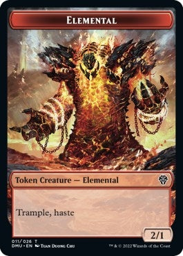 Image for Elemental Token (11) (DMU) - Magic: The Gathering