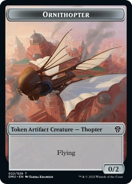 Image for Ornithopter Token (22) (DMU) - Magic: The Gathering
