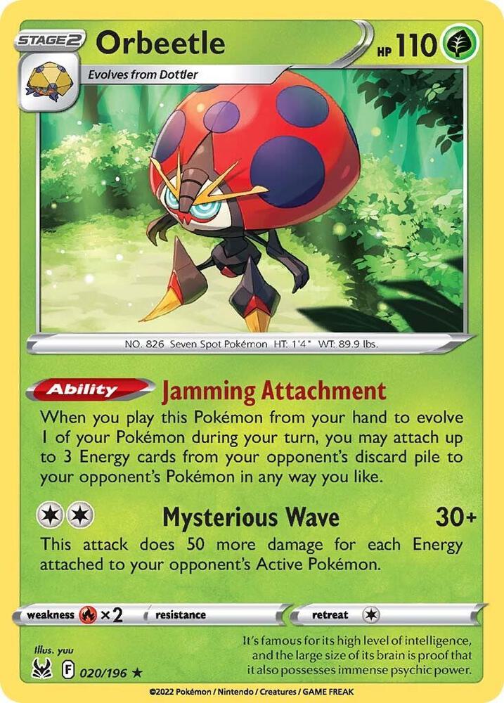 Orbeetle (020/196) (SWSH11)
