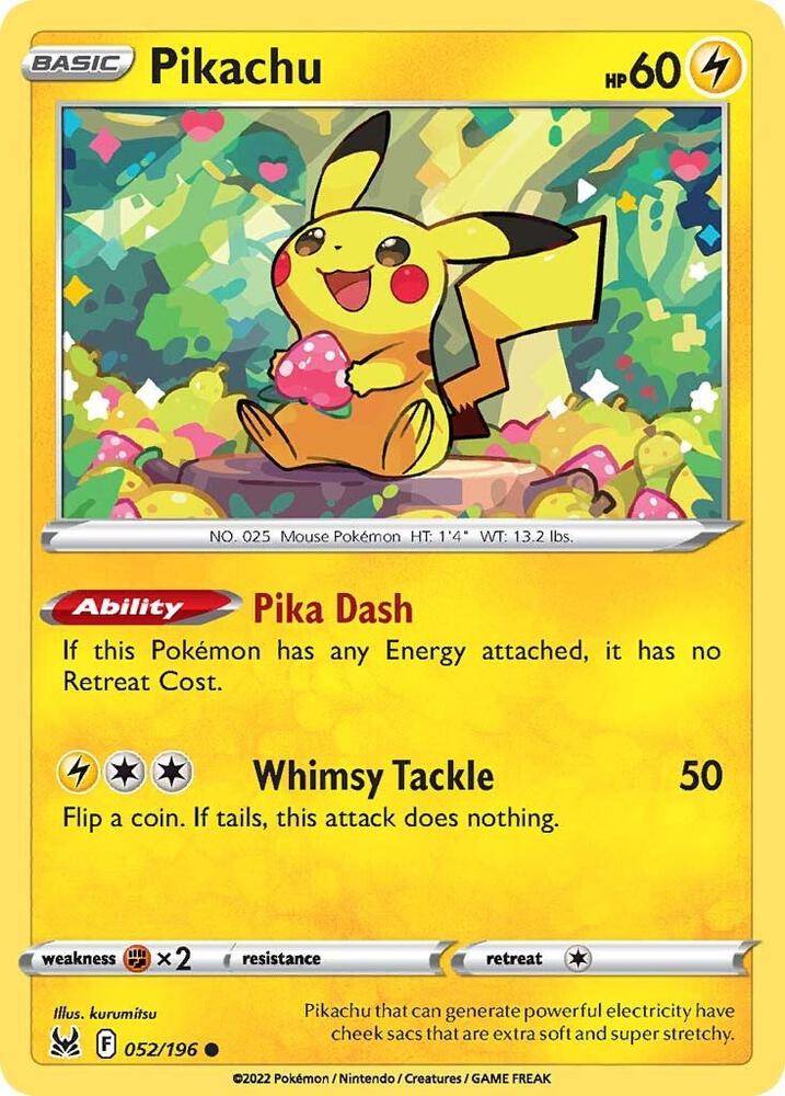 Pikachu (052/196) (SWSH11)