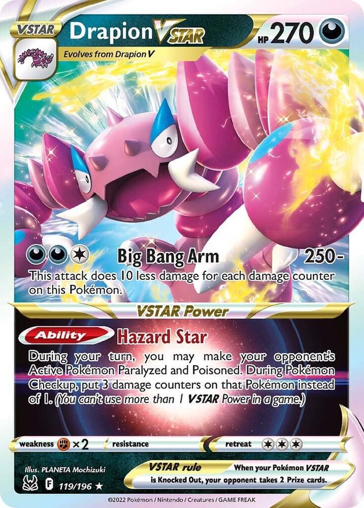 Drapion VSTAR (119/196) (SWSH11)