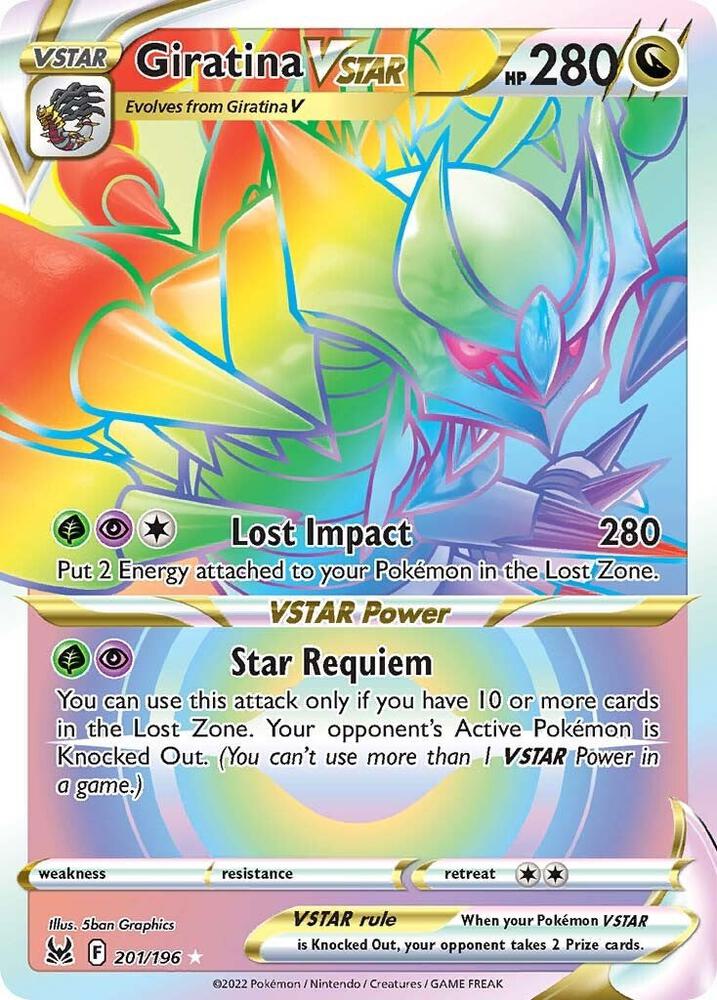 Giratina VSTAR (201) (Secret) (201/196) (SWSH11)