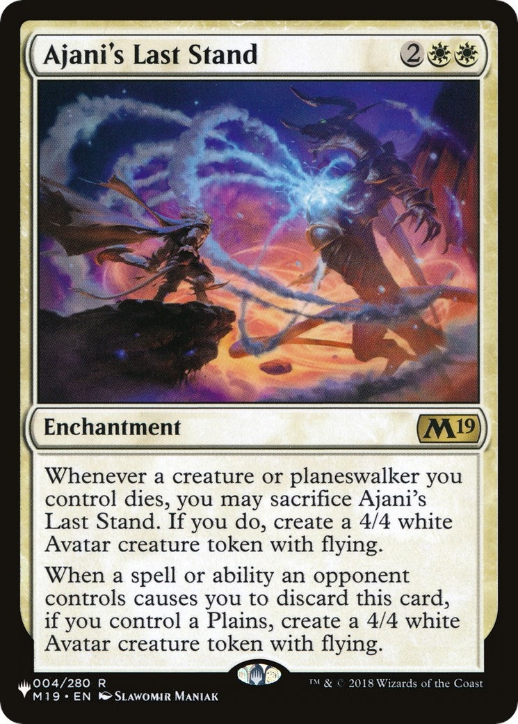 Image for Ajani's Last Stand (004/280) (LIST) - Magic: The Gathering