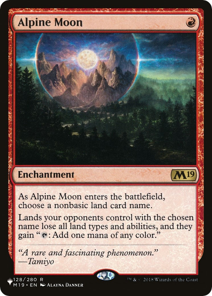 Image for Alpine Moon (128/280) (LIST) - Magic: The Gathering