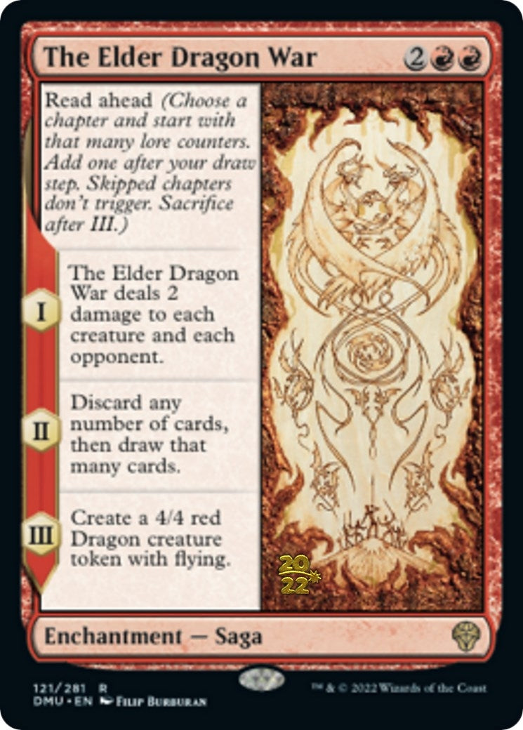 The Elder Dragon War (121) (PRE)