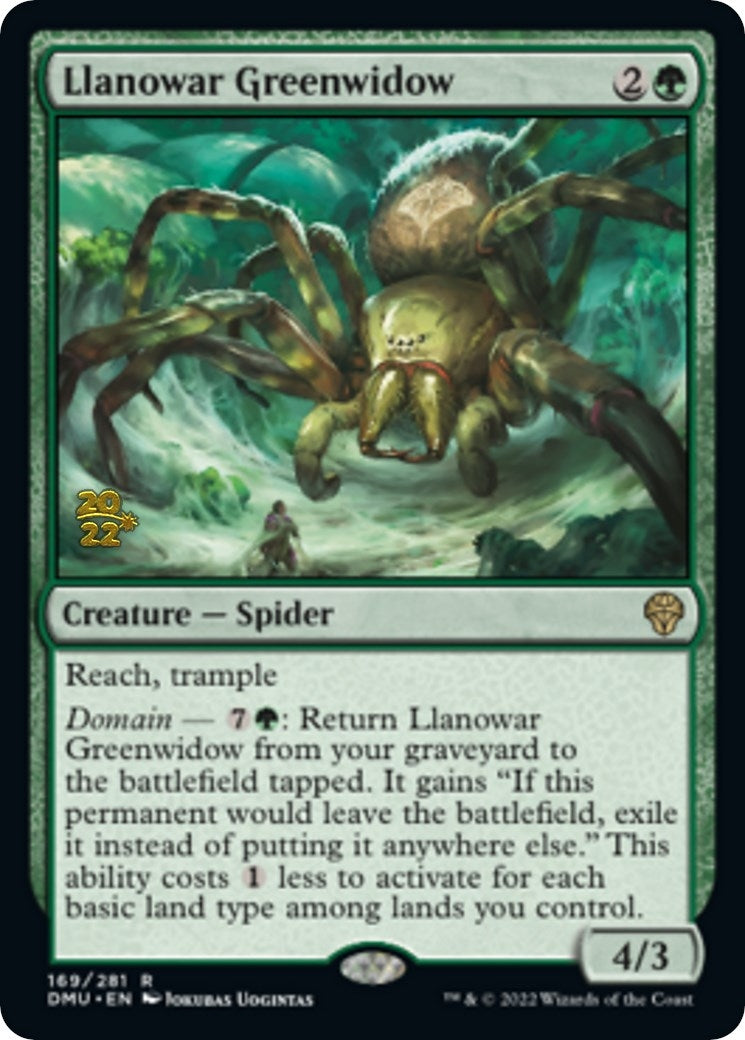 Llanowar Greenwidow (169) (PRE)